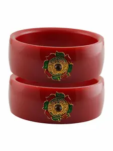 Vidhya Kangan Red Plastic Bangles