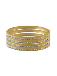 Vidhya Kangan White Plastic Bangles
