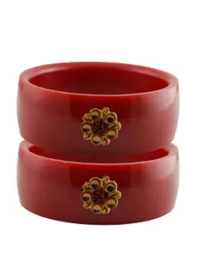 Vidhya Kangan Women Red Bangle