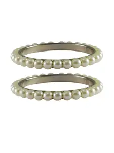 Vidhya Kangan Women White Bangle