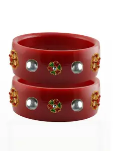 Vidhya Kangan Multi-Coloured Brass Bangles