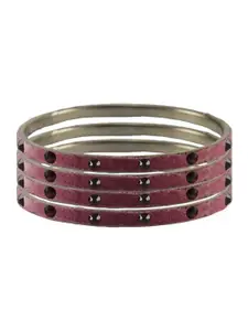 Vidhya Kangan Pink Brass Bangles