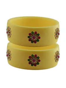 Vidhya Kangan Beige Plastic Bangles