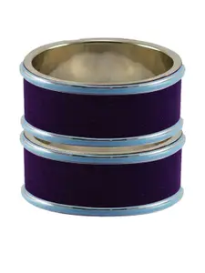 Vidhya Kangan Purple Stainless Steel Bangles