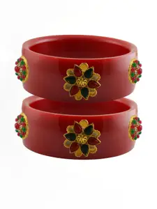 Vidhya Kangan Red Plastic Bangles