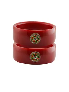 Vidhya Kangan Red Plastic Bangles