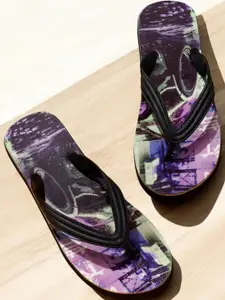 Pampy Angel Men Purple Flip Flops