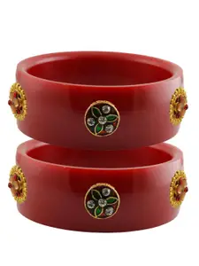 Vidhya Kangan Women Red Bangle