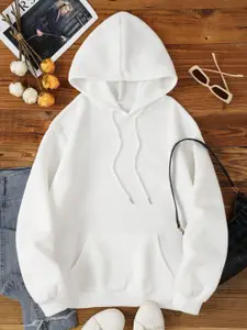 FABRIPPLE Men Solid Hooded Sweatshirt