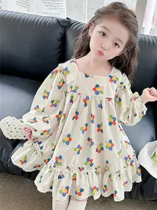 StyleCast x Revolte Girls Floral Print A-Line Dress