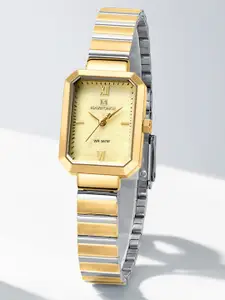 Naviforce Women Patterned Dial & Stainless Steel Straps Analogue Watch NF5050_G/G/G