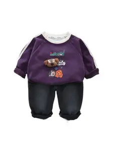 StyleCast x Revolte Boys Printed Sweatshirt With Trousers