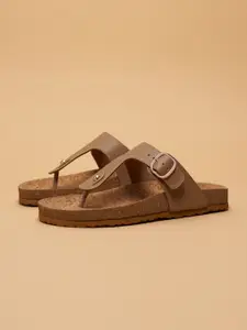 ERIDANI Women Open Toe Flats