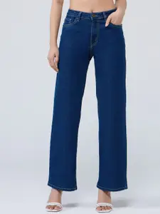 20Dresses Women High Waist Wide Leg Clean Look Denims Jeans