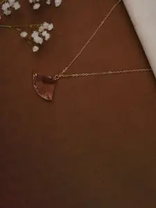 Zeraki Jewels Gold-Plated Square Pendants With Chains