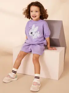 StyleCast x Revolte Girls Printed T-shirt With Shorts