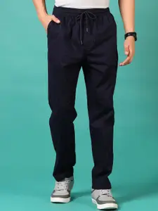 V-Mart Men Solid Cotton Trousers