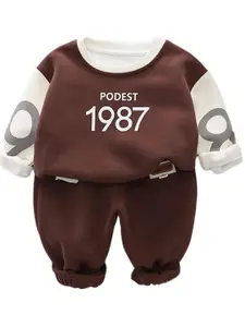 StyleCast x Revolte Boys Printed Sweatshirt With Trousers
