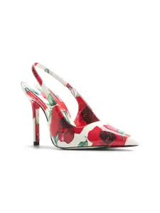 ALDO Printed Kitten Peep Toes with Bows