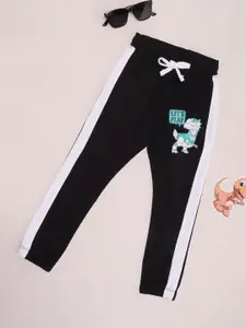 Pantaloons Junior Boys Printed Pure Cotton Mid Rise Joggers