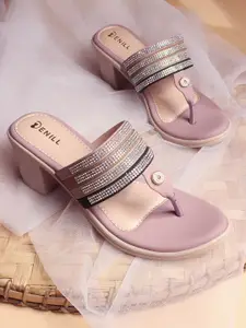 Denill Women Open Toe Block Sandals