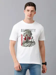Moda Rapido Men Graphic Printed Round Neck Cotton T-shirt