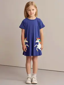 StyleCast x Revolte Girls Print A-Line Dress