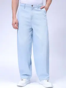 The Indian Garage Co. Men Skater Pure Cotton Baggy Fit Jeans