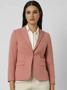 Van Heusen Woman Notched Lapel Collar Single Breasted Blazer