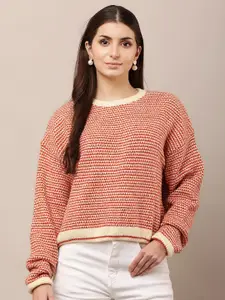 NoBarr Women Self Design Pullover