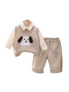 StyleCast x Revolte Boys Embroidered Shirt With Trousers