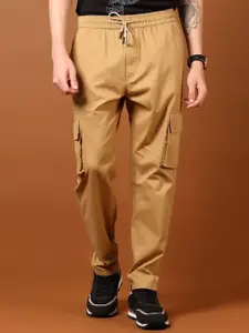 V-Mart Men Mid-Rise Regular Fit Easy Wash Cotton Cargo