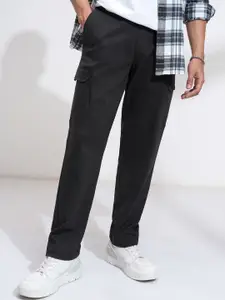 HIGHLANDER Men Relaxed Fit Cut Sew Cargo Pocket Knitted Trouser