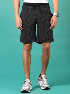 V-Mart Men Printed Mid-Rise Cotton Shorts