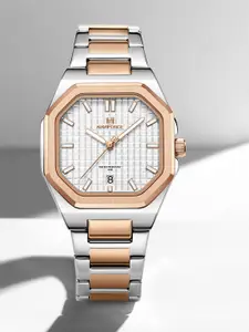 Naviforce Women Dial & Stainless Steel Straps Analogue Watch NF5053_RG W