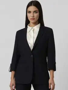 Van Heusen Woman Notched Lapel Collar Single Breasted Blazer