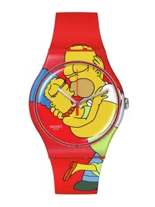 Swatch Women Printed Dial & Straps Analogue Watch SO29Z120 SO29Z120