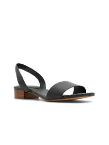 ALDO Textured Leather Kitten Sandals