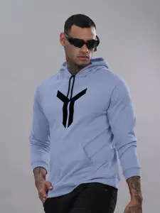 FABRIPPLE Men Printed Hooded Sweatshirt