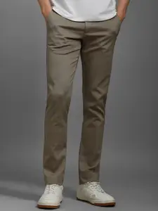 Louis Philippe Sport Men Printed Super Slim Fit Trousers