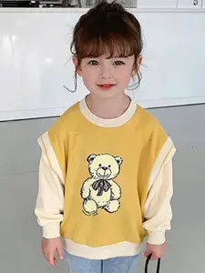 StyleCast x Revolte Girls Cotton Printed Sweatshirt