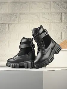 The Roadster Lifestyle Co Women Block-Heeled Regular Boots