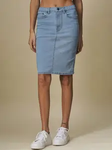 Chemistry Pencil Above Knee Length pencil Skirt