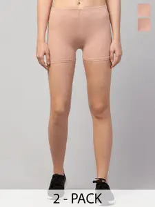UllasPemium Women Pack of 2 Running Sports Shorts