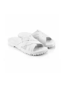 Hoppa Women Solid Sliders