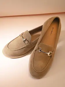 Mast & Harbour Women Suede Loafers