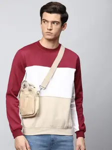 Dennis Lingo Colourblocked Round Neck Sweatshirt