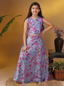 Sangria Printed Lehenga With Choli