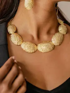 House of Pehr Gold Plated Elegant Zara Necklace