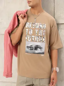 Kook N Keech Slogan Printed Drop Sleeves Tee